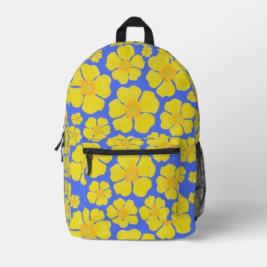 Blumendesign im Rucksack (Vorderseite)