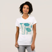 Blumendesign im T-Shirt (Vorne ganz)