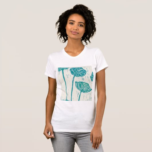 Blumendesign im T-Shirt (Vorne ganz)