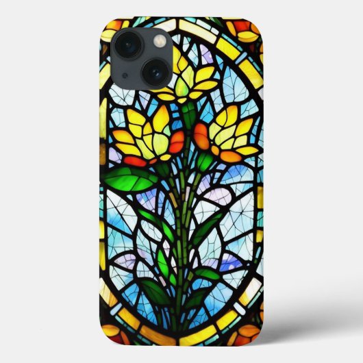 Blumendesign in hellen Farben Case-Mate iPhone Hülle (Rückseite)