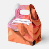 Blumendesign-Individuelle Name Geschenkschachtel (Rückseite)