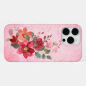 Blumendesign iPhone 16 Pro Max Hülle (Rückseite (Horizontal))
