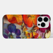 Blumendesign iPhone Hülle (Rückseite (Horizontal))