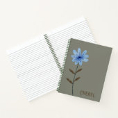 Blumendesign Journal Spiral Notebook Notizblock (Innenseite)