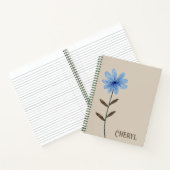 Blumendesign Journal Spiral Notebook Notizblock (Innenseite)