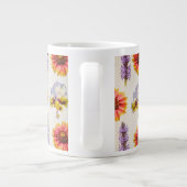 Blumendesign Jumbo-Tasse (Rückseite)