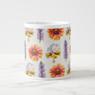 Blumendesign Jumbo-Tasse