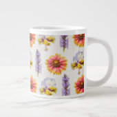 Blumendesign Jumbo-Tasse (Rechts)