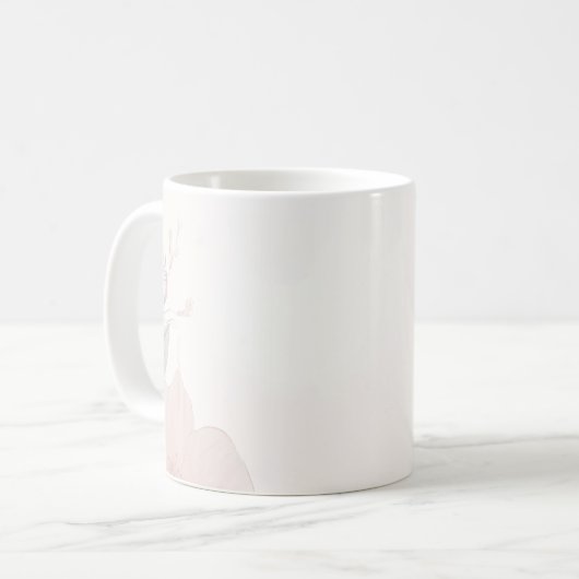 Blumendesign Kaffeetasse (Vorderseite Links)