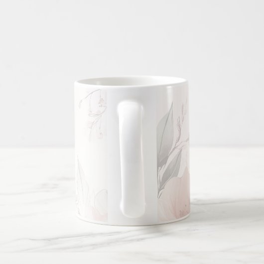 Blumendesign Kaffeetasse (Henkel)