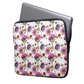 Blumendesign Laptopschutzhülle (Vorderseite Links)