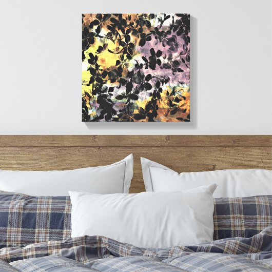 Blumendesign Leinwanddruck (Insitu (Schlafzimmer))