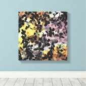 Blumendesign Leinwanddruck (Insitu (Holzboden))