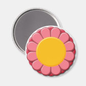 Blumendesign Magnet (Vorderseite/Rückseite)