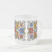 Blumendesign Mattglastasse (VorderseiteRechts)