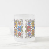 Blumendesign Mattglastasse (Vorderseite Links)