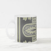 Blumendesign Mattierte Tasse (Links)