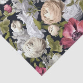 Blumendesign mit Anemonen und Rose Seidenpapier (Ausschnitt)