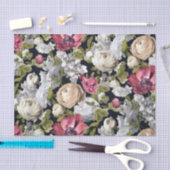 Blumendesign mit Anemonen und Rose Seidenpapier (Handwerk)