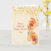 Blumendesign mit Imitate Diamonds für Senior Day Karte (Gelbe Blume)