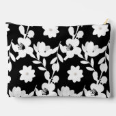 Blumendesign mit Perlen Zubehörtasche (Rückseite)