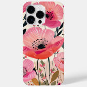 Blumendesign Niedlich und stilvoll rosa Blume Case-Mate iPhone Hülle (Rückseite)