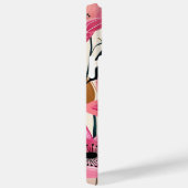 Blumendesign Niedlich und stilvoll rosa Blume Case-Mate iPhone Hülle (Rückseite / Rechts)