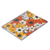 Blumendesign-Notebook - Lebhaft und stilvoll Notizblock (Linke Seite)