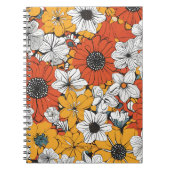 Blumendesign-Notebook - Lebhaft und stilvoll Notizblock (Vorderseite)
