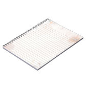 Blumendesign Notizblock (Linke Seite)