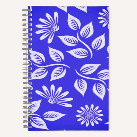 Blumendesign notizblock (Vorderseite)