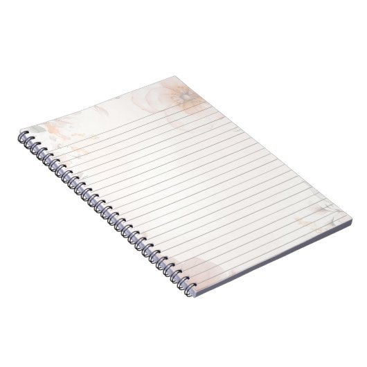 Blumendesign Notizblock (Rechte Seite)