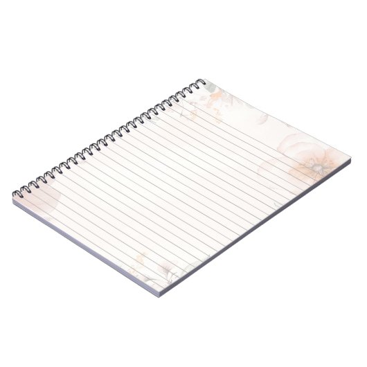 Blumendesign Notizblock (Linke Seite)