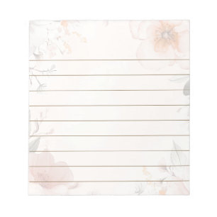Blumendesign Notizblock