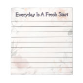 Blumendesign Notizblock (Vorderseite)