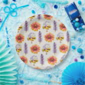 Blumendesign Pappteller (Party)