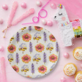 Blumendesign Pappteller (Party)