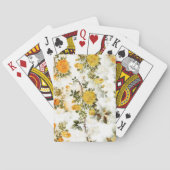 Blumendesign-Poker-Karten Spielkarten (Rückseite)