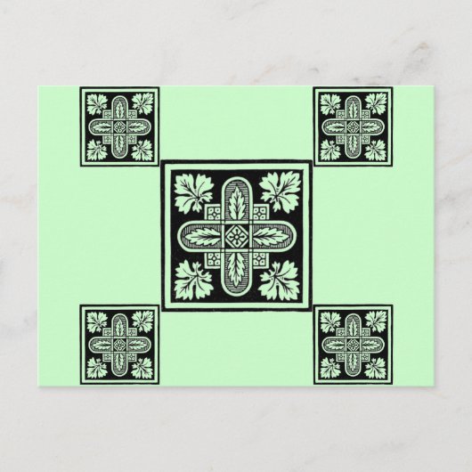Blumendesign Postkarte (Vorderseite)