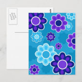 Blumendesign Postkarte (Vorne/Hinten)