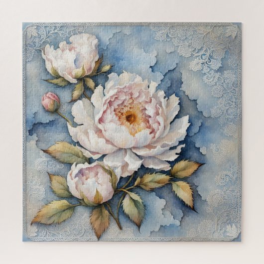 Blumendesign Puzzle (Vertikal)
