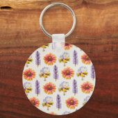 Blumendesign Schlüsselanhänger (Vorderseite)