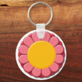 Blumendesign Schlüsselanhänger (Vorderseite)