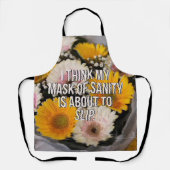 Blumendesign Schürze (Vorderseite)