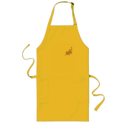 Blumendesign Schürze für Unisex (Vorne)