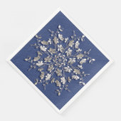 Blumendesign Serviette (Ecke)