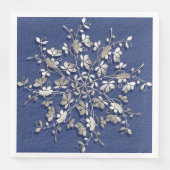 Blumendesign Serviette (Vorderseite)