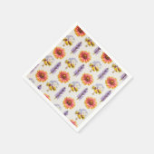 Blumendesign Serviette (Ecke)