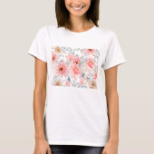 Blumendesign T-Shirt (Vorderseite)