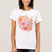 Blumendesign T-Shirt (Vorderseite)